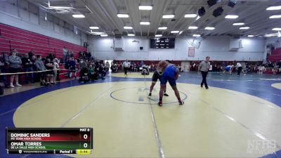 217 lbs Cons. Round 2 - Omar Torres, De La Salle High School vs Dominic Sanders, Mt. Eden High School