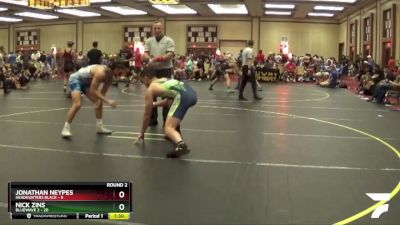 167 lbs Round 2 (6 Team) - Nick Zins, BlueWave 2 vs Jonathan Neypes, Headhunters Black