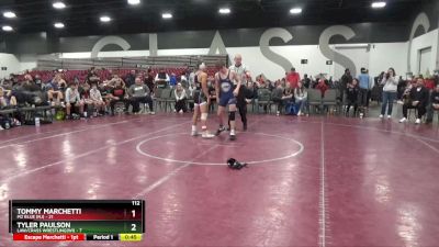 112 lbs Round 1 (8 Team) - Tommy Marchetti, M2 Blue (NJ) vs Tyler Paulson, LAW/Crass Wrestling(WI)