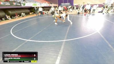 125-128 lbs Round 1 - DShaeon Wilson, Indiana vs Logan Arends, White Bear Lake Wrestling