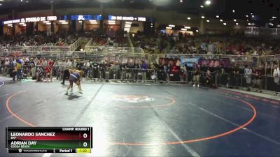 1A 120 lbs Champ. Round 1 - Leonardo Sanchez, Bay vs Adrian Day, Cocoa Beach