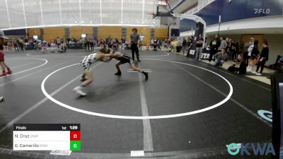 76 lbs Final - Nathan Cruz, Unaffiliated vs Gus Camarillo, Standfast