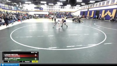 197 lbs Quarterfinal - Ben Kawczynski, Wisconsin-La Crosse vs Logan Neitzel, Wisconsin-Stevens Point