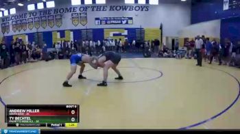 160 lbs Semifinals (8 Team) - Ty Bechtel, Palmetto Ridge H.S. vs Andrew Miller, South Dade