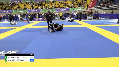 CAROLINA TAVARES CLETO vs KAMILA ABREU DA SILVA 2024 Brasileiro Jiu-Jitsu IBJJF