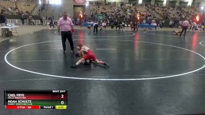 55 lbs Cons. Round 1 - Cael Frye, Halls Wrestling vs Noah Schultz, Rabbit Wrestling Club