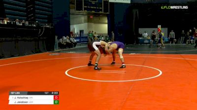 197 lbs Round of 16 - Jacob Holschlag, Northern Iowa vs Jake Jakobsen, Lehigh