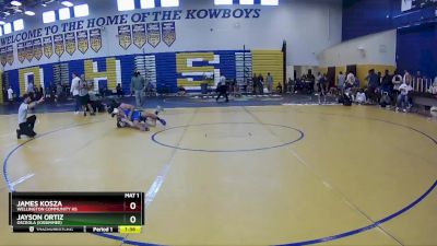 144 Gold Round 2 - Jayson Ortiz, Osceola (Kissimmee) vs James Kosza, Wellington Community Hs