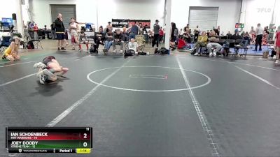 72 lbs Round 4 (8 Team) - Ian Schoenbeck, Mat Warriors vs Joey Doody, Xtreme Team