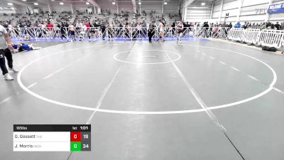 165 lbs Rr Rnd 1 - Gunnar Gossett, The Wrestling Mill vs JT Morris, Micky's Maniacs Yellow