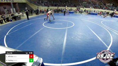 170 lbs Quarterfinal - Lucas White, ReZults Wrestling vs Kendal Kelley, Pryor Tigers