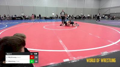 160 lbs Rr Rnd 2 - Jordan McKinney, Oklahoma Boys 12U vs Chase Montroy, Team Tulsa NDT