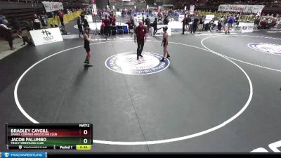 110 lbs Quarterfinal - Bradley Caygill, Daniel Cormier Wrestling Club vs Jacob Palumbo, Tracy Wrestling Club