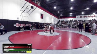 182 lbs Cons. Semi - John O`Brien, Alemany vs Sonny Acuna, Northview