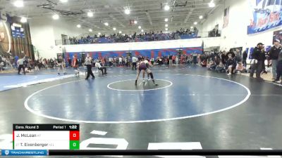 145 lbs Cons. Round 3 - Travis Eixenberger, Kellogg vs Jairo McLean, American Falls