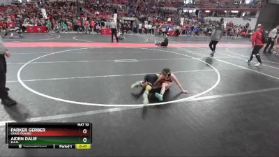 82 lbs Quarterfinal - Parker Gerber, Crass Trained vs Aiden DAlie, B.A.M.