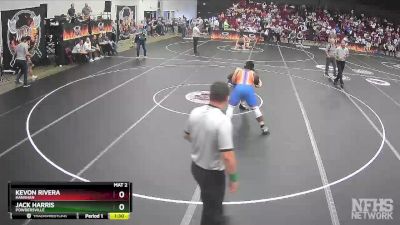 3A 220 lbs Quarterfinal - Jack Harris, Powdersville vs Kevon Rivera, Hanahan