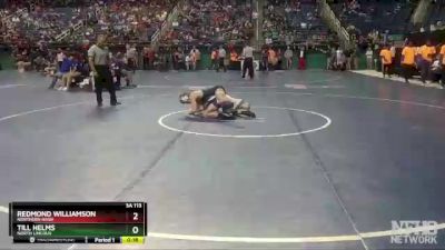 3A 113 lbs Cons. Round 1 - Till Helms, North Lincoln vs Redmond Williamson, Northern Nash