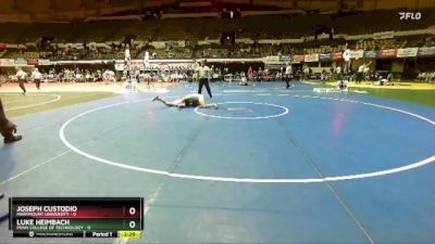 125 lbs Placement (16 Team) - Joseph Custodio, Marymount University vs Luke Heimbach, Penn College Of Technology