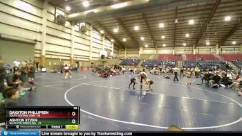 49 lbs Placement (16 Team) - Daxxton Phillipsen, South Central Utah vs Ashton Etzen, Black Fox Wrestling