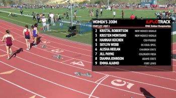 Women’s 200m, Heat 1