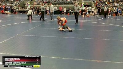 60 lbs Cons. Round 4 - George Loeffelholz, Moen Wrestling Academy vs Greyson Terry, Nebraska Boyz