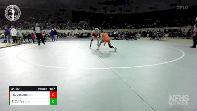 3A-120 lbs Quarterfinal - Gage Jessen, COMANCHE vs Tate Coffey, TONKAWA