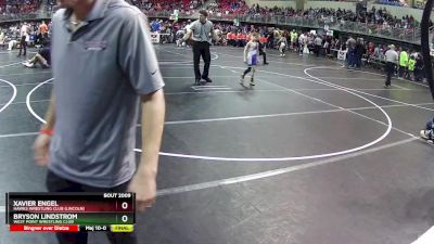 60 lbs Champ. Round 1 - Xavier Engel, Hawks Wrestling Club (Lincoln) vs Bryson Lindstrom, West Point Wrestling Club