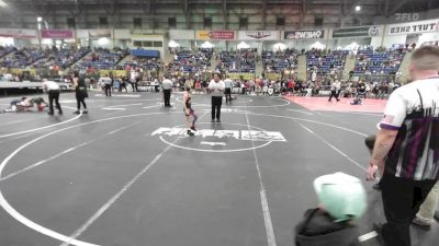 66 lbs Quarterfinal - Hunter Grebe, Bear Cave vs Jayden Ackerman, Duran Elite