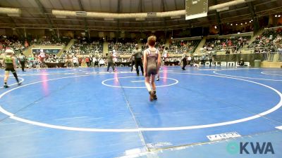 64 lbs Round Of 32 - Keegan Burns, Perkins vs Waylon Coney, Choctaw Ironman Youth Wrestling