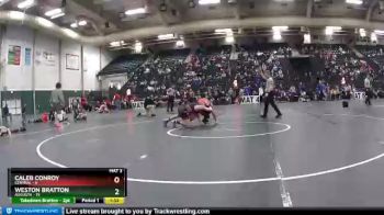 160 lbs Placement Matches (16 Team) - Weston Bratton, Augusta vs Caleb Conroy, Central