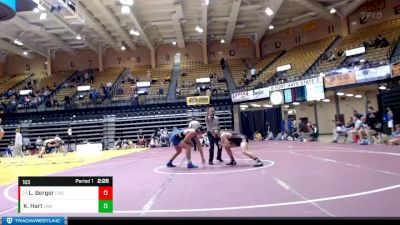 165 lbs Semifinal - Logan Berger, Chadron State vs Kaden Hart, Nebraska-Kearney