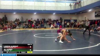 132 lbs 2nd Wrestleback (8 Team) - Landon Albright, Hertiage-Catoosa vs Ely Raines, Chestatee