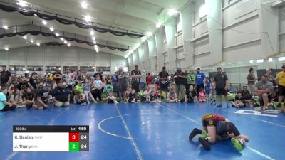 100 lbs Pools - Kaiden Daniels, Panther Elite vs Johnathan Tharp, Ohio Gold