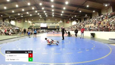 58 lbs Round Of 16 - Jackson Stott, Backyard Bullies Wrestling Club vs Gabe Turner, Hornet Wrestling Club