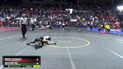 64 lbs Champ. Round 2 - Grady Glowacki, Lakeland Predators WC vs Giovonni Nix, Englewood Live Wire WC