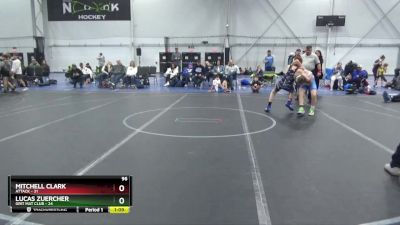 96 lbs Round 1 (4 Team) - Lucas Zuercher, Grit Mat Club vs Mitchell Clark, Attack