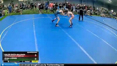 132 lbs Quarterfinal - Kaleb Smith-Baldwin, Simmons Academy Of Wrestling vs Ryan Ludwig, Ojitsu