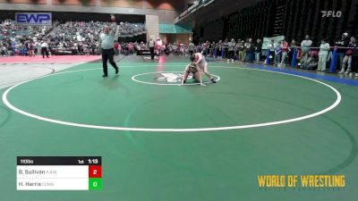 110 lbs Round Of 32 - Brynlyn Sullivan, R.A.W. vs Hazel Harris, Cowboy Mat Club