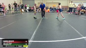 76 lbs Round 7 (8 Team) - Nolan Liles, Team Minion vs Xaiden Erskine, Soddy Daisy WA