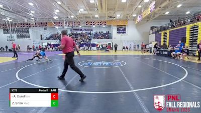 107B Round 2 - Aidan Durell, Izzy Style Wrestling vs Zac Snow, MWC Wrestling Academy