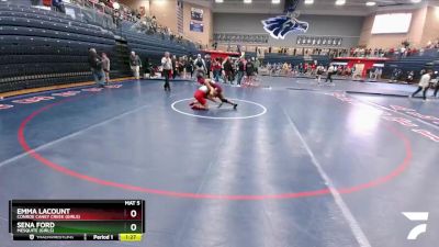 145 lbs Quarterfinal - Sena Ford, Mesquite (Girls) vs Emma LaCount, Conroe Caney Creek (Girls)