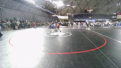 120 lbs Cons. Round 2 - Quinn Vogt, Camas Wrestling Club vs Robert Poulter, Eatonville Cruisers Wrestling