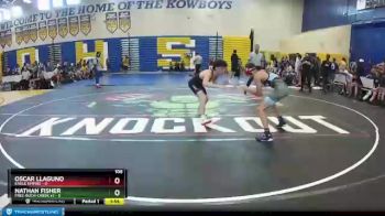 106 lbs Finals (2 Team) - Nathan Fisher, Free-Buch-Creek #1 vs Oscar Llaguno, Eagle Empire