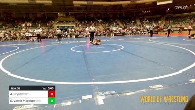 80 lbs Consi Of 32 #2 - Jagger Bryant, Tuttle Elite Wrestling Club vs Stevie Varela Marquez, NM Beast