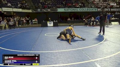 123 lbs Cons. Round 2 - Sandie Pfeil, Augustana (IL) vs Ava Rose, Iowa