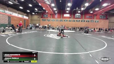 157 lbs Quarterfinal - Jesus Navarrete, Bakersfield vs Joshua Padilla, East LA