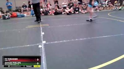 170 lbs Semis & 1st Wrestleback (8 Team) - Daycen Phillips, MO Outlaws Gold vs Ty Thrasher, LWA