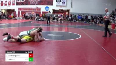 197 lbs Round Of 32 - Jack Cummings, Michigan-Unattached vs Jacob Lee, Michigan State