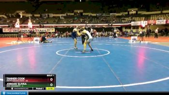 165 lbs Finals (2 Team) - Jordan Slivka, Ohio University vs Tanner Cook, South Dakota State